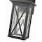 Z-Lite Brookside 1 Light Outdoor Wall Sconce, Black And Clear Seedy 583S-BK - alternate 6